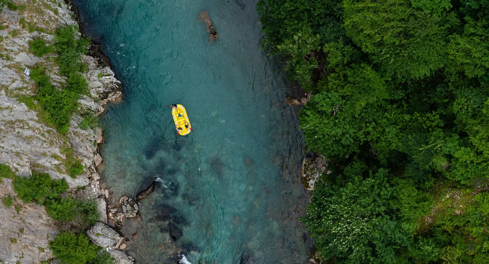 Rafting on the Ganga near Rishikesh