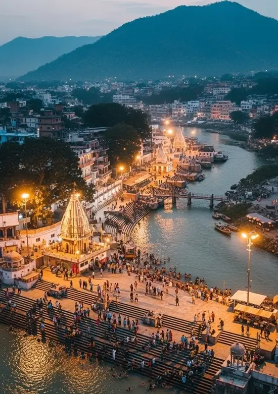 Triveni Ghat near Rishikesh